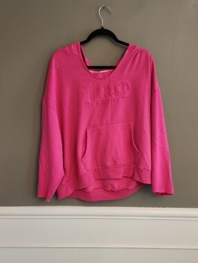 Juicy Sport Hot Pink Hoodie Sweatshirt